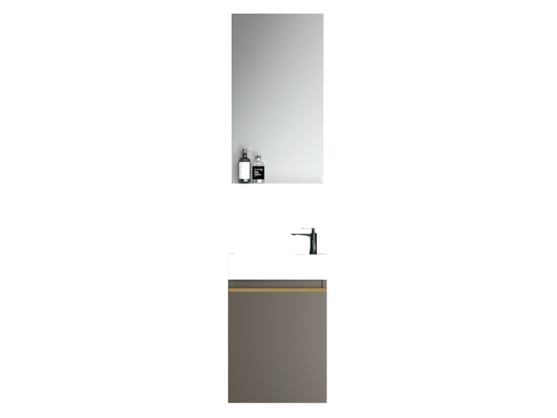 small apartment bathroom wall storage cabinet basin sink with mirror MK4022-40